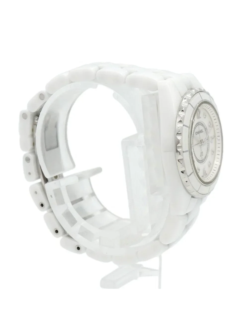 Chanel Diamond White Dial Watch